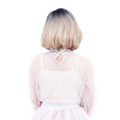 Tóc giả cao cấp nguyên đầu omber- tặng lưới chùm tóc- hình thật