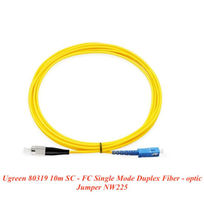Ugreen UG80319NW225TK 10M SC-FC Màu vàng Cáp nhảy quang Single mode Duplex Fiber - HÀNG CHÍNH HÃNG
