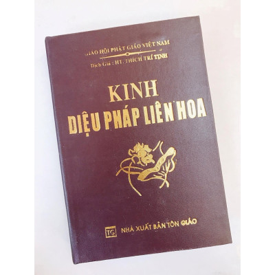 Kinh Diệu Pháp Liên Hoa (Bìa Da)