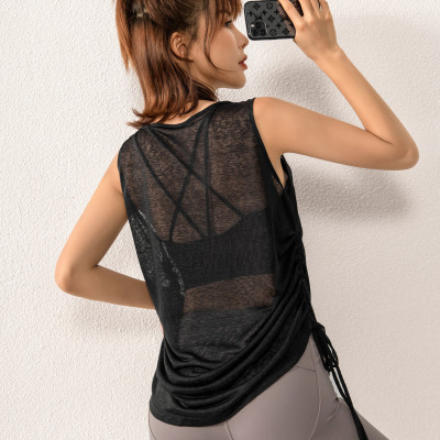 Áo Tank Top Dây Rút Thể Thao Nữ