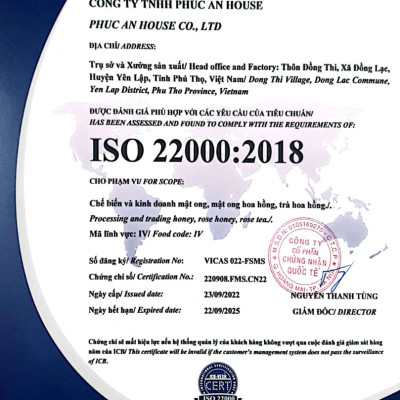 [ OCOP 3 SAO - Đặc Sản Vùng Miền ] Trà Hoa Hồng Phúc An 60gr , giúp giảm căng thẳng, bí quyết khỏe đẹp của các quý cô - Phúc An House