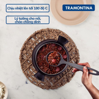 Xẻng Lật Thức Ăn Xẻng Xào Tramontina 30cm Chất Liệu Nhựa PA An Toàn Chịu Nhiệt Nhập Khẩu Brazil