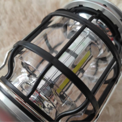 Đèn Cắm Trại ZJ-1990T Dùng Pin Sạc Và Năng Lượng Mặt Trời Có Cổng USB Có Thể Sạc Điện Thoại