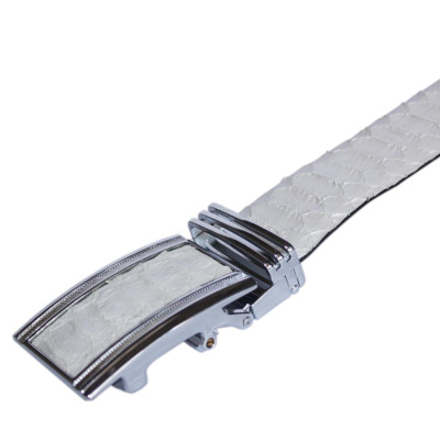 Thắt Lưng Nam Da Trăn VIP Bản Lớn Huy Hoàng HT4335 - Trắng