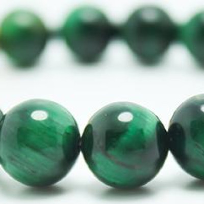 Vòng tay đá mắt hổ vân mây xanh MS118, vòng tay phong thủy hợp mệnh Mộc, Hỏa, Kim cho nam và nữ