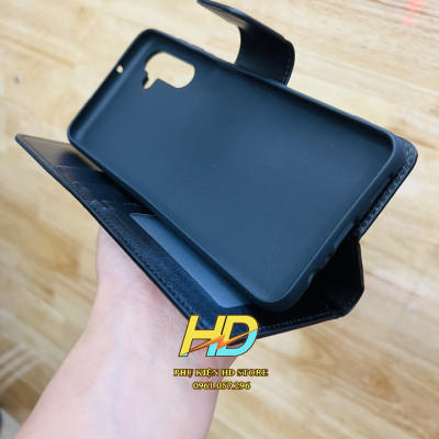 Bao Da Dạng Ví Cho Samsung Galaxy A14 5G Chính Hãng Hanman Có Quai Gài, Ngăn đựng thẻ, Ngăn ví tiền, bảo vệ camera - Hàng chính Hãng