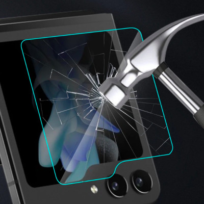 Dán kính cường lực cho Samsung Galaxy Z Flip 7 , Z Flip 6 Full màn hình phụ nano bền, đẹp, hiệu Kuzoom -hàng chính hãng