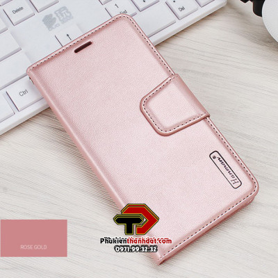 Bao da dạng ví  cho SamSung Galaxy A13 5G hiệu Hanman có ngăn đựng thẻ và tiền tiện dụng - Hàng chính hãng