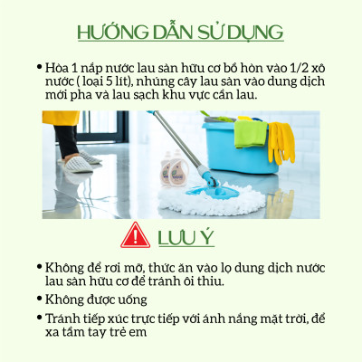Nước lau sàn hữu cơ đuổi muỗi hương Sả Chanh 4000ml thương hiệu Ecocare