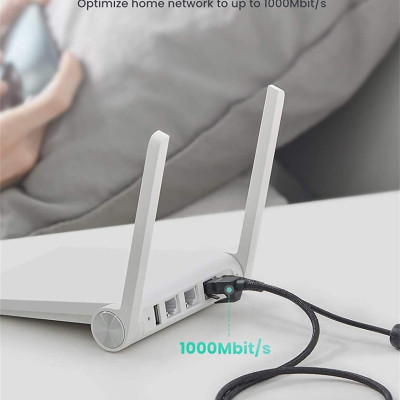 Ugreen UG70678NW135TK 1M Cat6E FTP cáp nối mạng truyền dữ liệu giữa các máy tính - HÀNG CHÍNH HÃNG