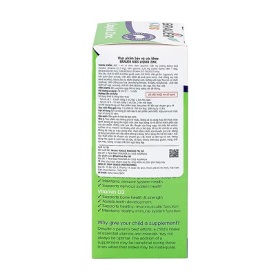 Brauer Kids Liquid Zinc - hỗ trợ cho trẻ biếng ăn từ 1 tuổi (200m)