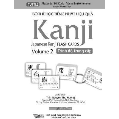 Sách - Hộp Flash Cards - Kanji 2 - 200 Thẻ - First News