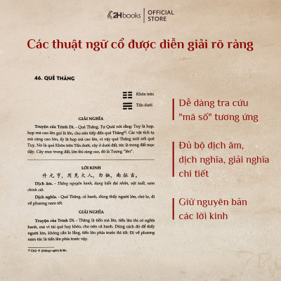 Sách- Kinh Dịch Trọn Bộ, Bìa Cứng (Ngô Tất Tố)- Sách Phong Thủy Kinh Dịch (Tái bản 2019)- 2HBooks