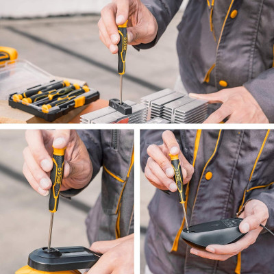 BỘ TUỐC NƠ VÍT ĐIỆN TỬ 7 CHI TIẾT INGCO HKSD0718 - HÀNG CHÍNH HÃNG