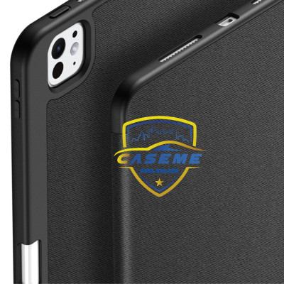 [iPad Pro M4] Bao Da Dành Cho iPad Pro 11 inch M4 2024, iPad Pro 13 inch M4 2024 Dux Ducis Domo Series Có Khe Cắm Bút - Hàng Chính Hãng 