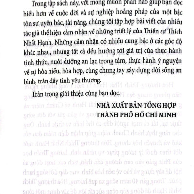 Thích Nhất Hạnh - Người Thắp Sáng Con Đường Tỉnh Thức