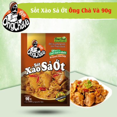 Combo 5 Gói Sốt Xào Sả Ớt Ông Chà Và 90g (Chili & Lemongrass Stir Fried Sauce)
