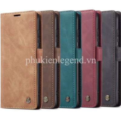 Bao da dạng ví dành cho Samsung Galaxy Note 10 Plus hiệu caseme chống sốc chống va đập bụi bẩn, có ngăn đựng tiền, đựng thẻ tiện dụng - Hàng chính hãng