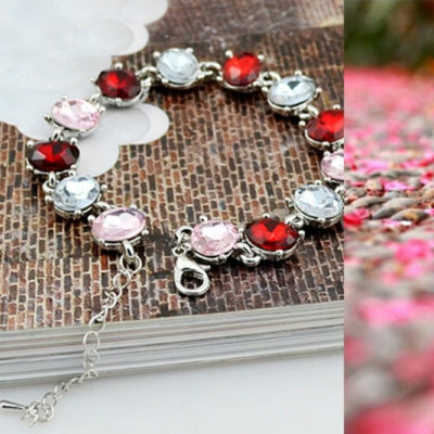 Lắc tay nữ hạt đá ( đa sắc ) - HR01