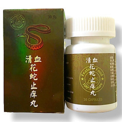Viên uống Thanh huyết hoa xà chỉ dưỡng hoàn giải nhiệt, giải độc, ngứa toàn thân, ban đỏ, dị ứng - Xuất xứ Malaysia - Mã số 1540