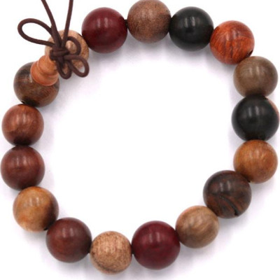 Vòng tay chuỗi hạt gỗ Đàn hương 8 màu 12 ly