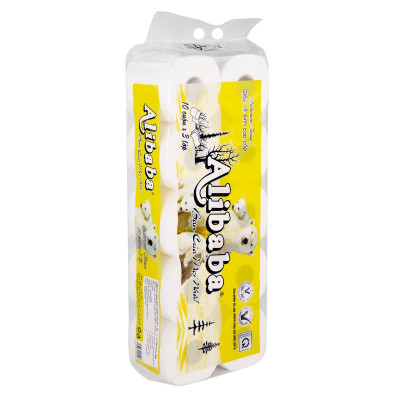 GIẤY VỆ SINH MYLAN GẤU VÀNG ALIBABA 10 CUỘN 3 LỚP