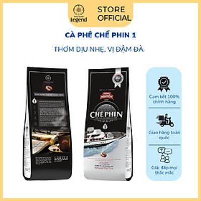 Cà Phê Trung Nguyên Legend Chế Phin 1 – Gói 500g – Gu Mạnh, Đắng Gắt, Chuẩn Cà Phê Việt
