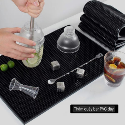 Tấm Lót Cao Su Quầy Bar 45x30 cm (Rubber Bar Mat)
