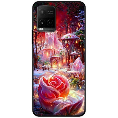 Ốp lưng cho Vivo Y20 - Y12s - Y20s - Y21 - Y21s - Y33s - Y33T - Hoa Hồng Ánh Sáng - Hàng Chính Hãng