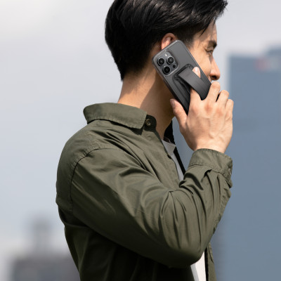 Ốp UNIQ Hybrid Heldro Mount Dành Cho iPhone 15 Pro/ 15 Pro Max Có Dải MountGrip Dể Dàng Thao Tác Bằng Một Tay Hàng Chính Hãng