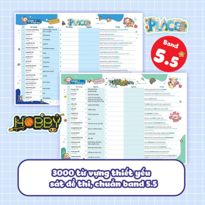 Sách - Takenote Ielts 3000 Từ Vựng Theo Chủ Đề - Band 5.5 - Tập 2 - Megabook