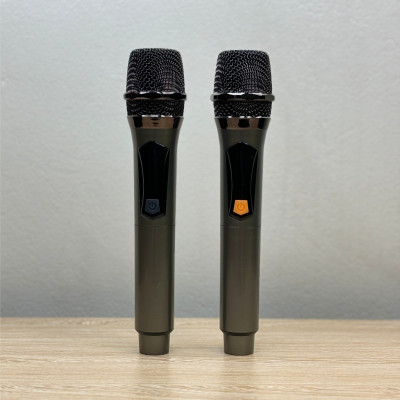 Bộ Micro Không Dây TTD-M12, Màn Hình LED, Chống Hú Tốt, Hát Nhẹ, Sóng Mạnh, Âm Thanh Cực Hay ( Hàng Chính Hãng )