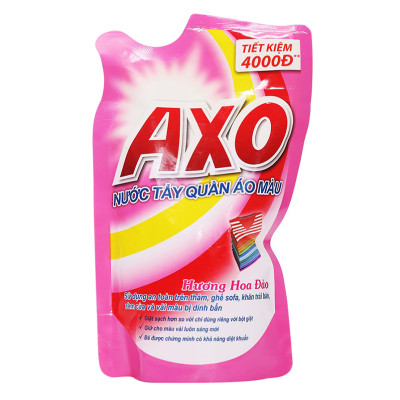 Nước Tẩy Quần Áo Màu Axo Trắng Hương Thanh Khiết Dành Cho Da Nhạy Cảm Chai 800ml 