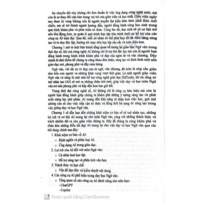 Ứng dụng trí tuệ nhân tạo (AI) trong dạy và học môn ngữ văn (dành cho giáo viên và học sinh) HA