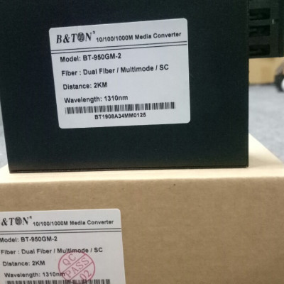 Convector 2 sợi SC Muti Mode-BTON-1G- BT-950GM-2. Hàng Nhập Khẩu