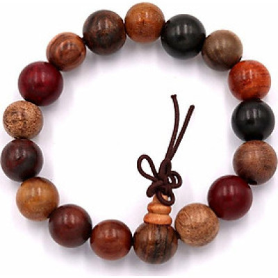 Vòng tay chuỗi hạt gỗ Đàn hương 8 màu 12 ly