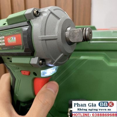 Máy Siết Bulong AKUZA B550 PRO2 21V - 2 Pin 15 Cell Không chổi than - Máy bắn ốc cao cấp - Bảo hành chính hãng