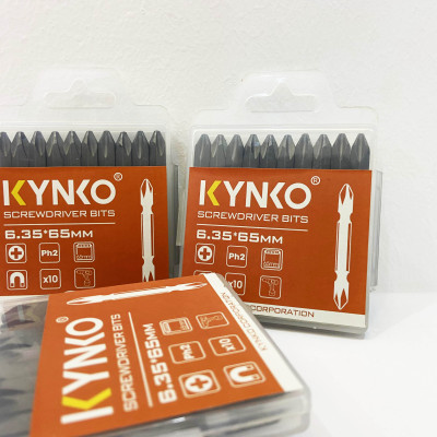 Mũi vít 2 đầu PH2 (không mạ) chiều dài 65mm CHÍNH HÃNG KYNKO MVKM2XPH2-065-V10