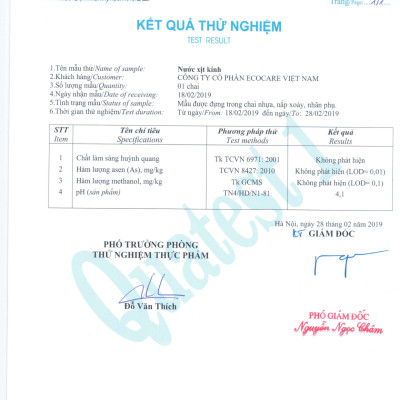  Nước xịt đa năng hữu cơ Bồ hòn và Tinh dầu Sả Chanh 500ml thương hiệu Ecocare