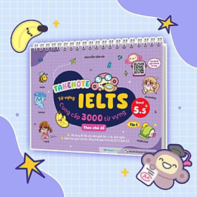 Sách - Takenote Ielts 3000 Từ Vựng Theo Chủ Đề - Band 5.5 - Tập 2 - Megabook