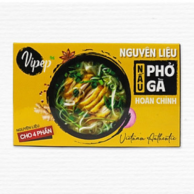 Nguyên Liệu Nấu Phở Gà Hoàn Chỉnh Vipep 320G - Gia vị Vipep