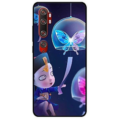 Ốp lưng dành cho Xiaomi Mi Note 10 - Mi Note 10 Pro - mẫu Tiểu Cường Và Bướm