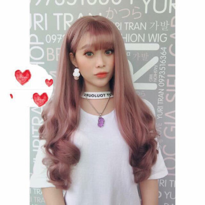 Tóc giả sóng dợn cao cấp- tặng lứoi chùm tóc- hình thật