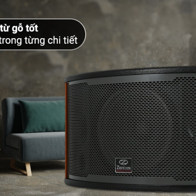 Dàn Karaoke gia đình Loa Zenbos XR-680 400W/Loa Bass 25 cm, 3 đường tiếng và Amply Bluetooth Công Suất Lớn 800W Zenbos LX-6800, 12 Sò Đại (Hàng Chính Hãng)