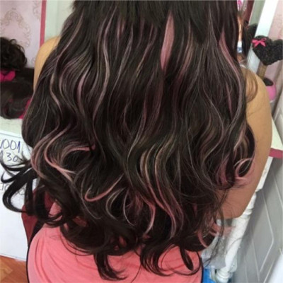 Tóc giả cao cấp móc line- tặng lưới chùm tóc- hình thật