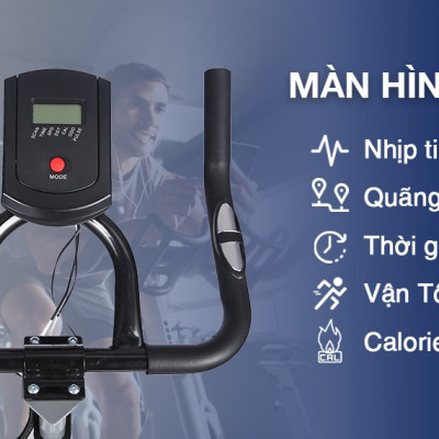 Xe đạp tập thể dục spining Airbike Sport - Hàng chính hãng