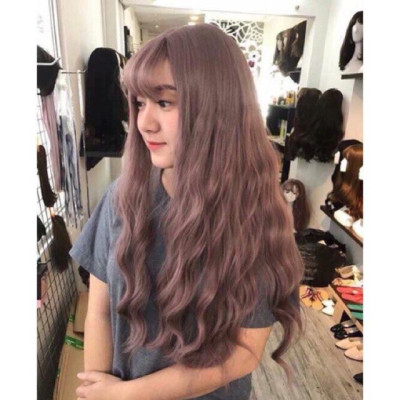 Tóc giả sóng dợn cao cấp- tặng lứoi chùm tóc- hình thật