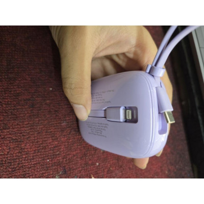 Sạc dự phòng POWER 10000 mAh, tích hợp 2 cổng sạc typeC+Ligh,màn hình LED, PD 22.5W, nhỏ gọn - tiện lợi, BH 12 tháng