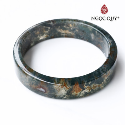 Vòng tay băng ngọc thủy tảo huyết mệnh hỏa mộc - Ngọc Qúy Gemstones