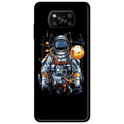 Ốp lưng dành cho Xiaomi Poco X3 mẫu Phi Hành Gia Mặt Trăng